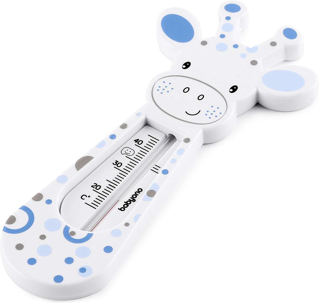 Thermomètre de bain girafe blanc/bleu
