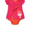 Robe bébé fille rose/orange 0-3M Zipit