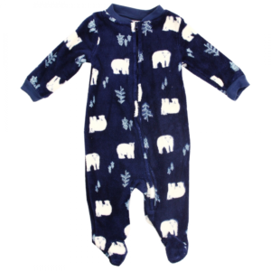 Pyjama polaire bébé bleu