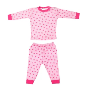 Pyjama bébé 2 pièces 18/24 mois _ Étoiles Rose