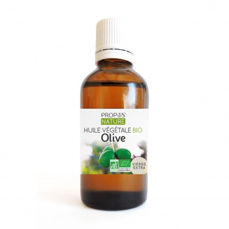 Huile végétale bio olive
